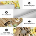 thumbnail image 6 of Outdoor Rug 3x5 ft Sunflower Bee Kind Outdoor Large Area Rug Non Slip Watercolor Floral Green Leaves Brown Wood Front Door Mat RV Rug Carpet Patio Outdoor Rugs for Backyard Balcony Deck Porch Indoor, 6 of 9
