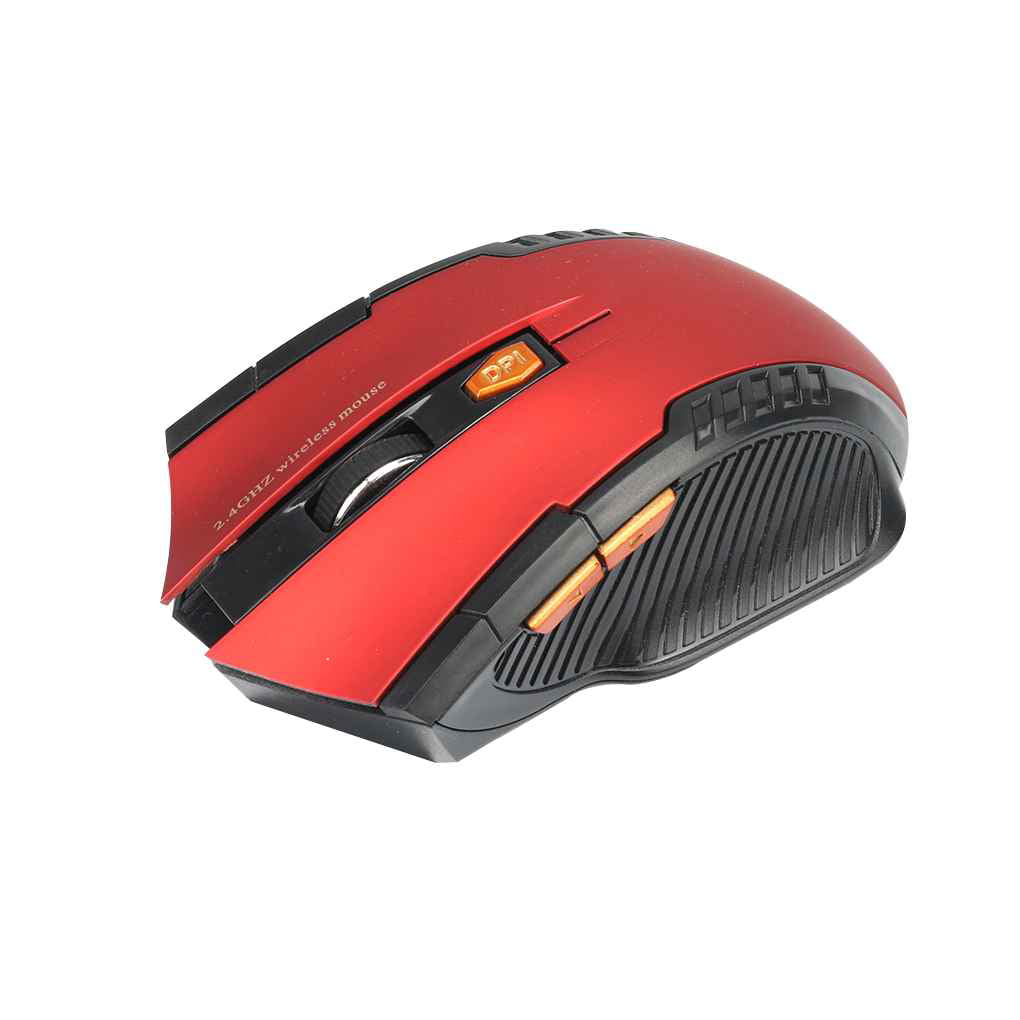 2.4Ghz Wireless Mouse 6 Button DPI Adjustable Optical Gaming Mouse with Receiver 