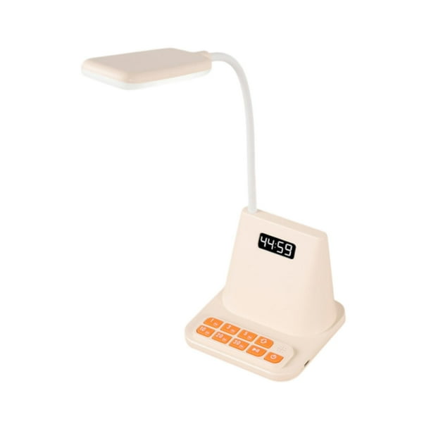Lámpara de escritorio LED con cuenta regresiva, moderna luz de escritorio para ejercicios de cocina junto a la cama. Rosa