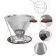 thumbnail image 4 of Filtro De Café De Acero Inoxidable Escurridor De Café Reutilizable Cono De Café Permanente Con Soporte Eigraketly HA013909-00, 4 of 6