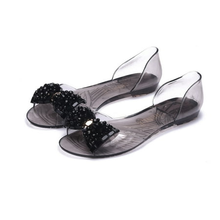 

AOOCHASLIY Independence Day Shoes Women s Ladies Fashion Casual Solid Open Toe Platforms Sandals Beach Shoes