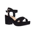 thumbnail image 2 of INCÓGNITA Sandalias Casuales Moda Verano Mujer Negro Cómodas 040D0C negro 25 Incógnita 040D0C, 2 of 6