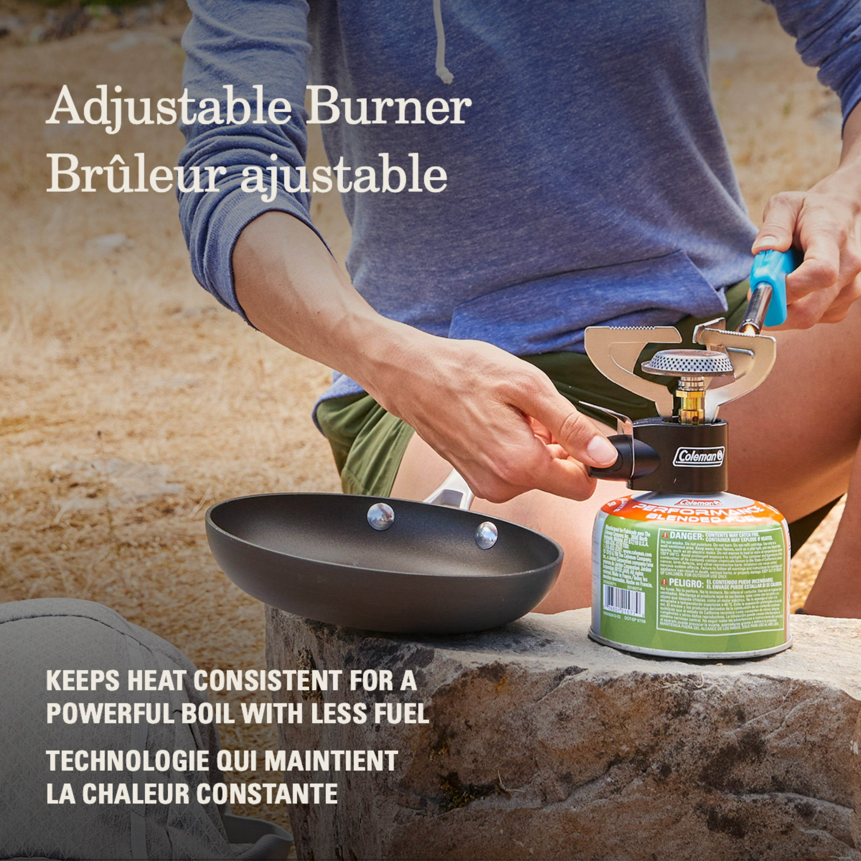 Coleman Classic 1-Burner Backpacking Stove, Black