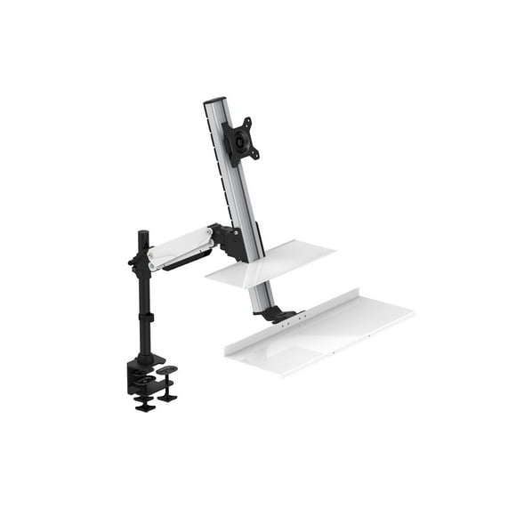 Bureau flottant ergonomique Rocelco avec plateau