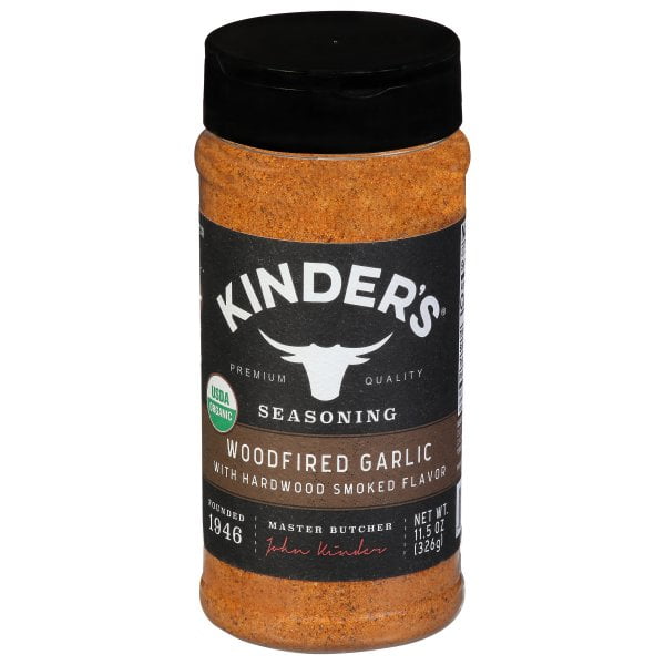 Kinder's Organic Woodfired Garlic Seasoning, 11.5 Ounce