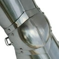thumbnail image 2 of Authentic Battle Ready Greaves Leg Armor gothic knee protector, 2 of 4