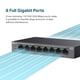 thumbnail image 2 of Conmutador Ethernet TP-Link LS108GP de 8 puertos PoE Gigabit, 2 of 6