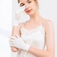 thumbnail image 2 of Elegant Women's Solid Color Five Finger Gloves for Fashionable Daily Wear with Breathable Sun and Comfortable Fit, 2 of 4