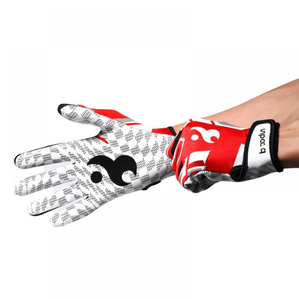 1Pair High-quality Silicone Grip Non-slip Football Gloves for Kids Teenager  
