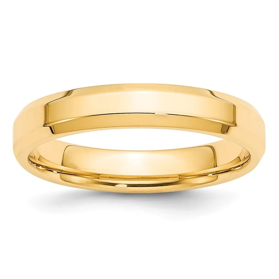 14KY 4mm Bevel Edge Comfort Fit Band Size 11.5 in 14k Yellow Gold