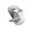 Swivel - Top Lock Brake - White, variant on 3 Inch SS Nylon Wheel Swivel Bolt Hole Caster with Brake Service Caster Brand