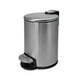 thumbnail image 1 of Bote De Basura Pequeño Acento de 3 litros Basurero Para Baño Con Pedal Acero Inoxidable Tapa Suave, 1 of 10