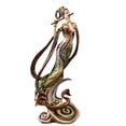 thumbnail image 1 of Estatua de hada Decoración del hogar Figura de hada Escultura de hada abstracta clásica para Hada de la flauta, 1 of 9