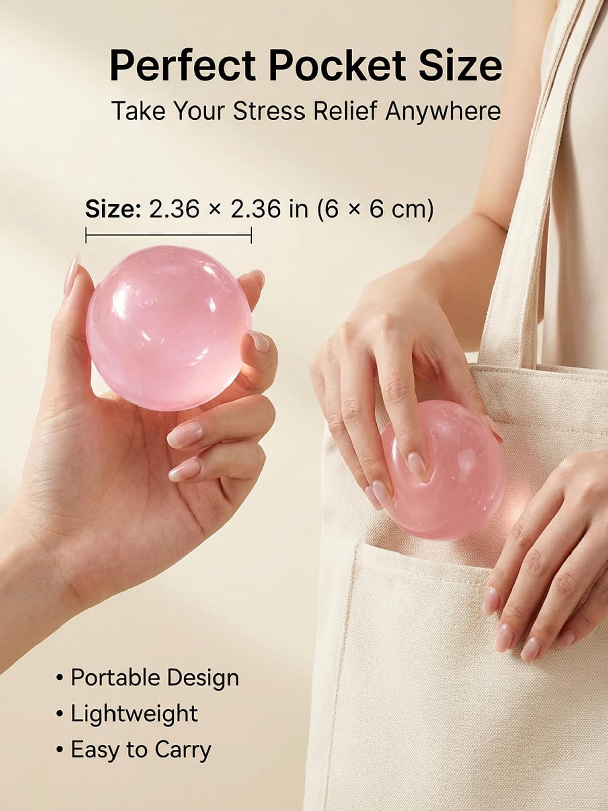 Coconut Oil Stress Ball Crunchy Oil Squishy Crunchy Squishy Moldable Sand Stressball Fidget Squishies Handmade Relief Balls Slow Rising No Air Soft Squeeze Focus Sensory Reusable