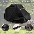 thumbnail image 6 of IC ICLOVER Zero-Turn Mower Cover, Heavy Duty 600D Riding Lawn Mower Covers, Waterproof Universal Fit with Storage Bag, Tractor Cover Up to 60" Decks, 6 of 7