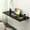 Black, variant on Wall Mounted High Gloss Folding Table, Wall Desk Fold Down for Small Spaces, Folding Workbench for Laundry Room, Home Office, Kitchen, Bedroom, Home Bar, White (31.5"×15.7")
