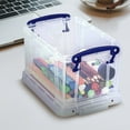thumbnail image 4 of Really Useful Box Contenant de Rangement 1,6 L avec Couvercle à Pression et Poignée à Loquet à Pince, 4 of 7