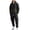 Black&1080, variant on CONFREE Mens Sweatsuit 2 Peice Sets Casual Men's Jogging Tracksuit Set Solid Zip Pullover Hoodies Pants Athletic Sweat Suit for Men