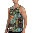 thumbnail image 2 of Haiem Rich Fish Men Workout Tank Top Gym Bodybuilding Sleeveless Muscle T Shirts Athletic Tank Breathable Workout Shirt-X-Large, 2 of 9