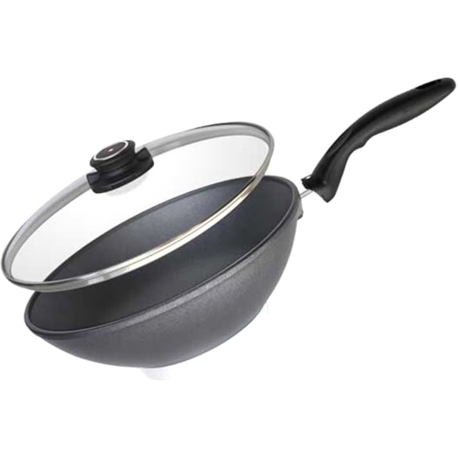 Klassic 22cm Flat Wok/Karahi Aluminum Cooking Pot 