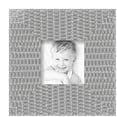 thumbnail image 2 of ArtToFrames 5" x 5" Steel Ripple Brushed Picture Frame, 5x5 inch Silver Wood Poster Frame (WOM-5269),  Pack, 2 of 7