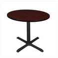 thumbnail image 1 of Regency TB36RNDMH 36 In. Round Cain Lunchroom Table - Mahogany, 1 of 3