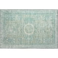 thumbnail image 2 of Addison Rugs Mayfield Premium Machine Washable Traditional Border Turquoise Rectangle Rug, 1'8" x 2'6", 2 of 6