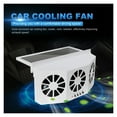 thumbnail image 3 of Car Exhaust Fan USB Rechargeable/solar Air Circulation Cooling and Heat Dissipation High Wind Power 3 Head Ventilation Fan ,Easy Installation, 3 of 7