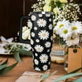 thumbnail image 6 of 40oz Daisy Tumbler With Handle and Straw,Daisy Gifts for Women,Daisy Flowers Daisy Coffee Mug Floral Cup Tumbler,Daisy Stuff Decor, 6 of 6