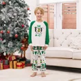 thumbnail image 5 of PatPat Toddler Kids Christmas Pajamas Family Matching 2 Piece Long Sleeve Top & Pants Set with Christmas Socks Holiday Pjs for Girls Boys Flame Resistant,6-7 Years, 5 of 9
