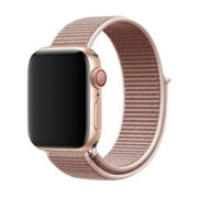 Velcro Watchband Nylon Band For Watch Sport Loop Series 7/6/5/4/3/2/1/SE size 38/40/41mm (28. Lt. Brown)