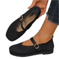 thumbnail image 5 of Willtoo Women's Mary Jane Flats Comfortable Dressy Ballet Flats Casual Round Toe Slip On Washable Knitted Fabric Office Work Woman Shoes, 5 of 5