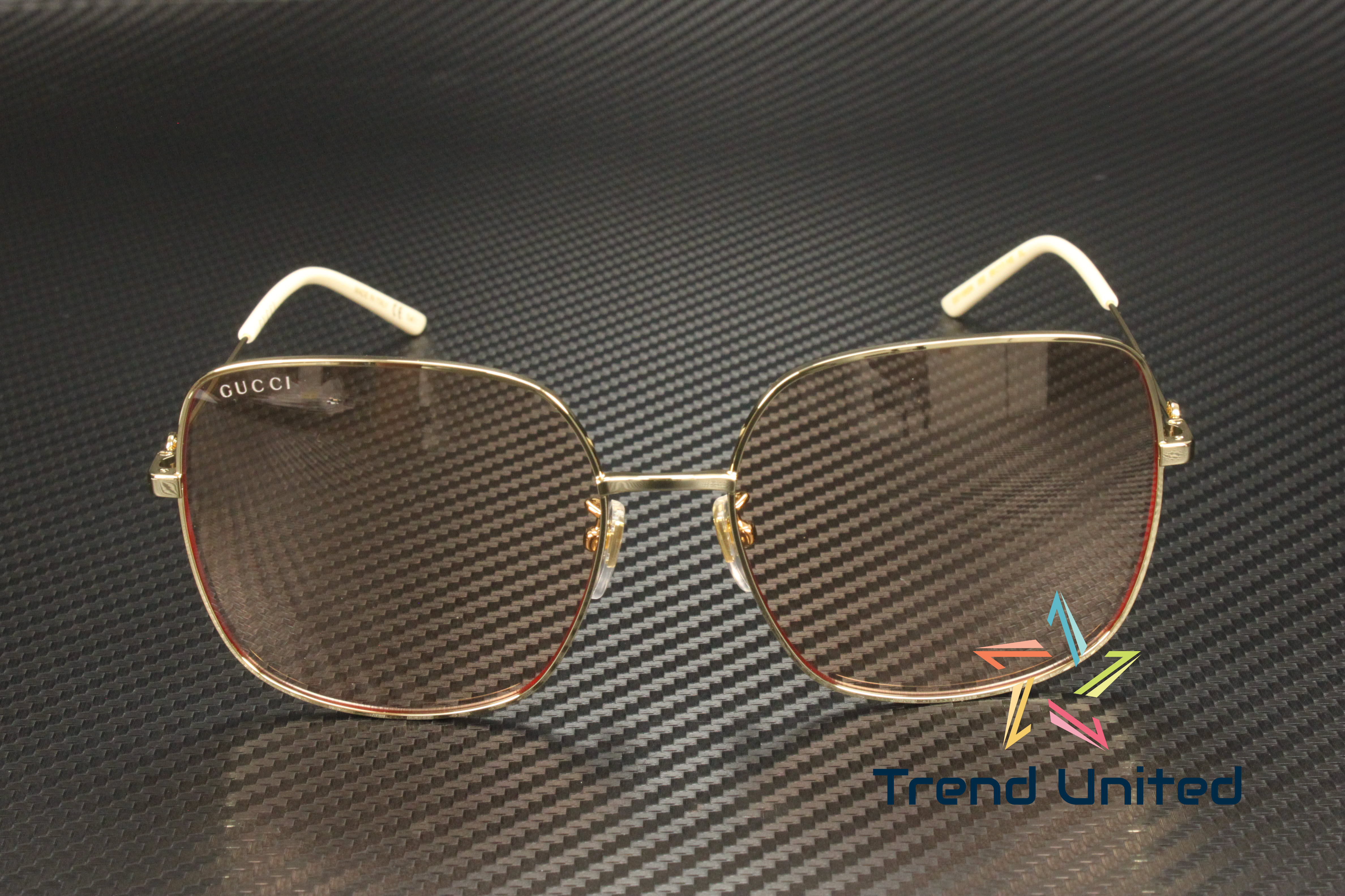 Sunglasses Gucci GG 1195 SK- 002 Gold / Pink - Walmart.com
