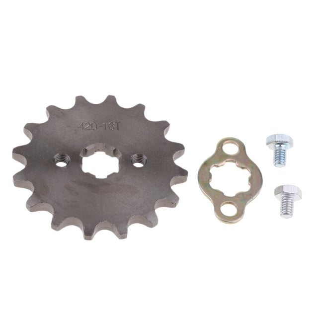 1 Unidades Engranaje de Motor de Diente de Piñón de Engranaje Delantero para Sdg 110cc 125cc Dirt Bike Atv 420-16T-17mm shamjiam Piñón del motor