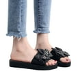 thumbnail image 5 of Viluyesy Womens Slide Sandals, Soft Sole New Style Soft Sole Casual Flatform Slippers Black, 5 of 9
