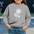 thumbnail image 2 of Zshosam Cute Sweatshirts for Teen Girls Toddler Baby Girls Outfit Sweatshirt Long Sleeve Shirt,Grey 6 Years, 2 of 4