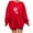 Red, variant on Zpanxa Women's Floral Print Crewneck Sweatshirt, Long Sleeve Oversized Pullover Top with a Fashionable Pattern for Street Style Black M