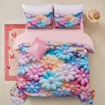 thumbnail image 1 of Set de edredón A Nice Night Stunning Blooming 3D Flower Full, 1 of 9