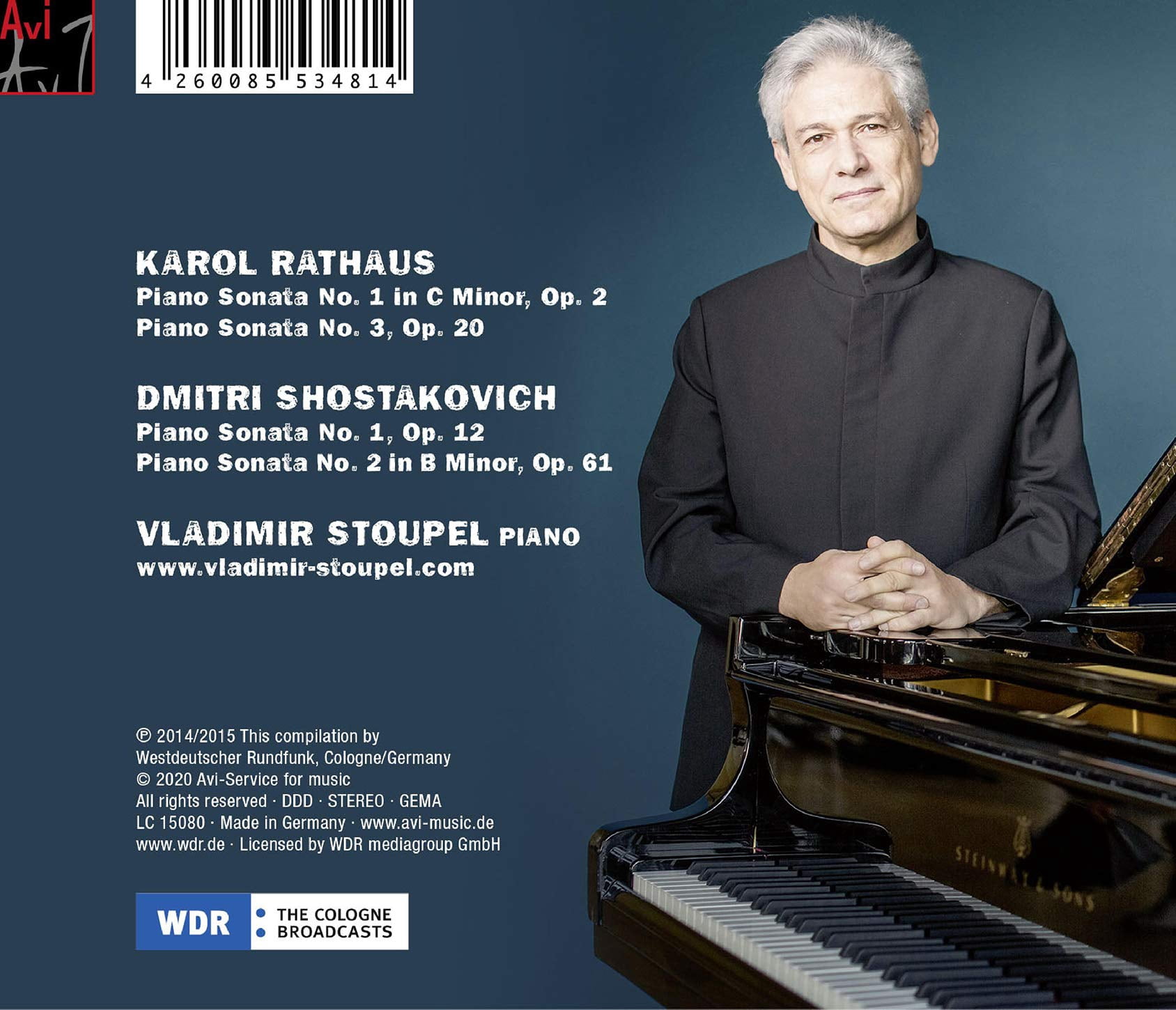 Vladimir Stoupel - Piano Sonatas - Music & Performance - CD