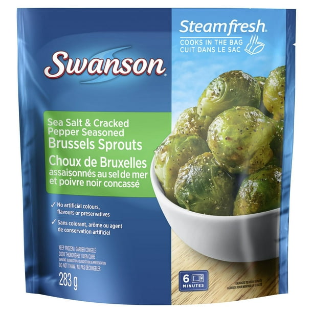 Swanson® Steamfresh® Sea Salt & Cracked Pepper Seasoned Brussels
