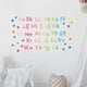 thumbnail image 3 of Pegatinas De Pared Del Alfabeto Calcomanías De Pared Educativas Abc Para La Habitación De Los Niños, Letras Del Alfabeto De Acuarela Decoración De La Pared Carteles Vinilos Murales De Pared Color, 3 of 5