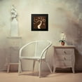 thumbnail image 4 of Vess, June Erica 12x12 Black Modern Framed Museum Art Print Titled - Willow Fresco I, 4 of 5