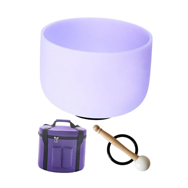 Organizador de almacenamiento para cuencos tibetanos de cristal de cuarzo con cremallera y estuche de transporte. Estilo G