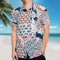 thumbnail image 5 of High Quality Hawaiian Shirts for Men Short Sleeve Aloha Beach Shirt Floral Summer Casual Button Down Shirts Blouses 8NNWYO, 5 of 7