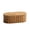 Light Brown - Small, variant on Plastic Wicker Oval Storage Basket with Flip Lid, Handwoven Desktop Organizer for Small Items, Home Decor Gift Box for Jewelry, Cosmetics, Office Supplies