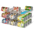 thumbnail image 2 of Can Organizer For Pantry Canned Food Goods Organizer For Cabinet Clear Automatic Rolling Can Storage Organizer Pantry Holders Rack, Holds Up to 36, 2 of 2