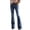 *2-Blue, variant on VBVC Women's Cuffed Hem Denim Pants , High Waisted Wide Leg Jeans For Women,Ladies' Seamed Front Straight Leg Jeans with Pockets,Dark Blue,S-2XL