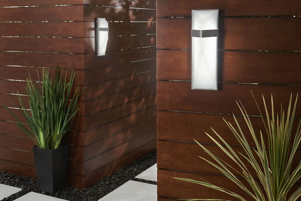 George Kovacs Wedge 15"H Black LED Outdoor Wall Light