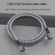 thumbnail image 5 of Cable USB 4 de Ángulo de 90 Grados 40 Gbps USB4 Codo Tipo C Cable de Transferencia de Datos USB C PD240W Carga Rápida 1,5 M, 5 of 5