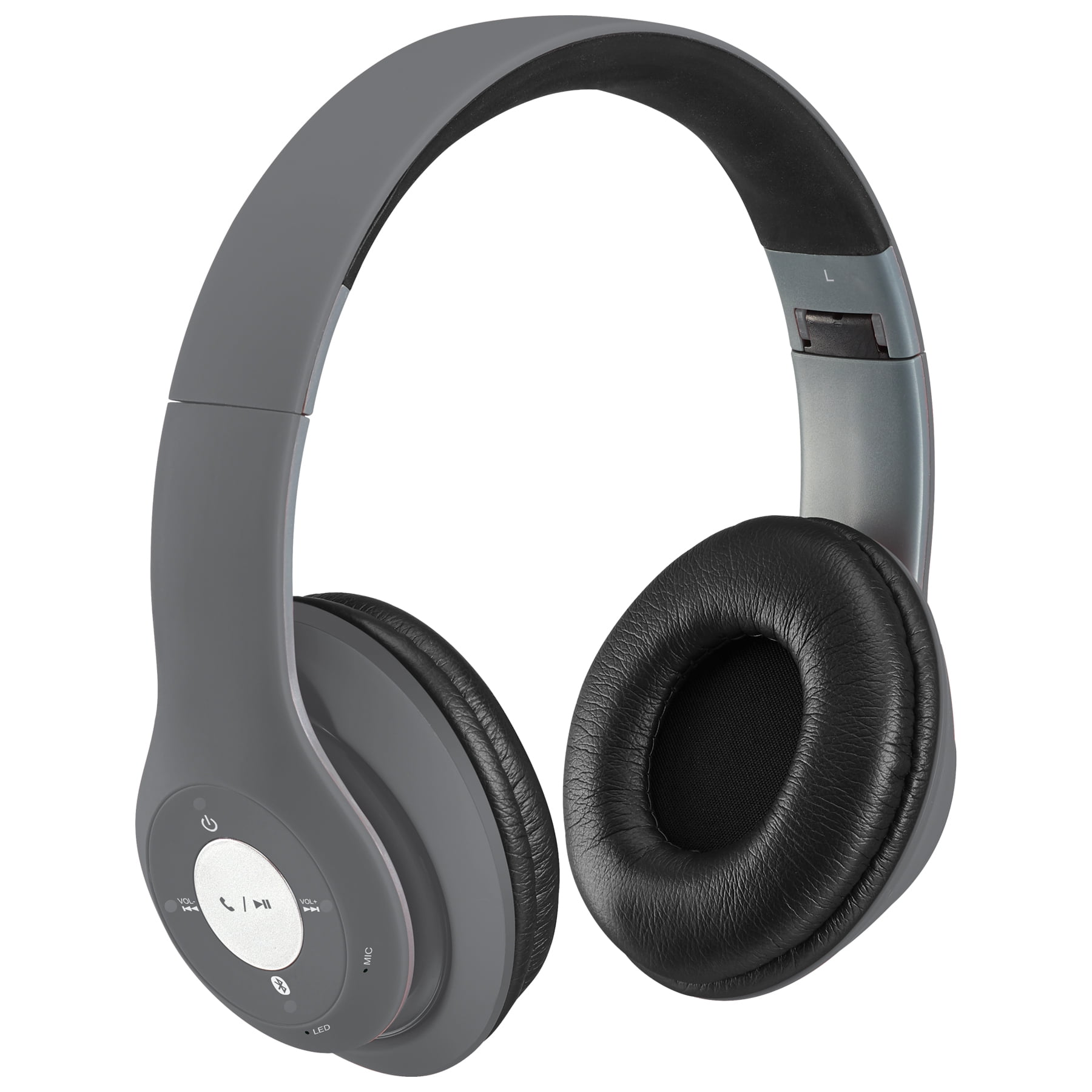 iLive Bluetooth Wireless Over Ear Headphones Matte Gray IAHB48
